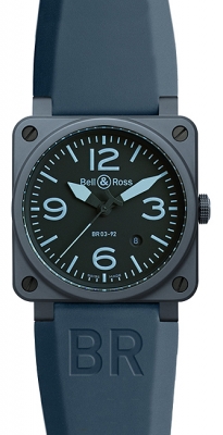 Bell & Ross BR03-92 Automatic 42mm BR03-92 Blue Ceramic